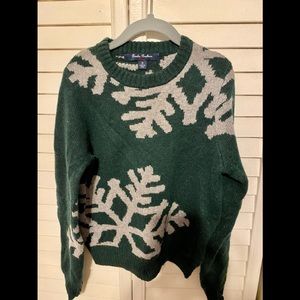 Kids Brooks Brothers Christmas winter holiday sweater. Size Small (6-7)
